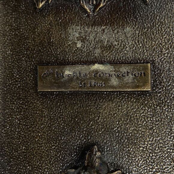 Vintage‎ US Military F-100 Super Sabre Aircraft Commemorative Belt Buckle metal - Picture 4 of 5